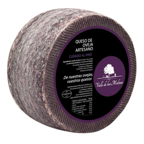 Gereifter Manchego Schafskäse in Rotwein 250g