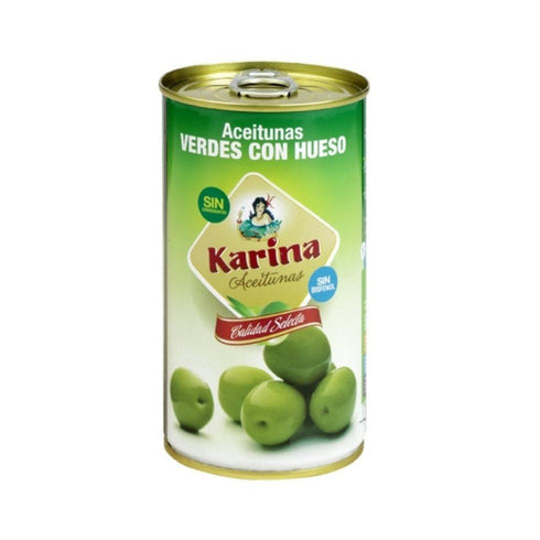 Grüne Manzanilla Oliven mit Kern 350g