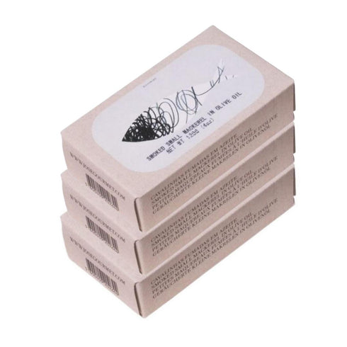 Kleine Geräucherte Makrelen in Olivenöl 90g