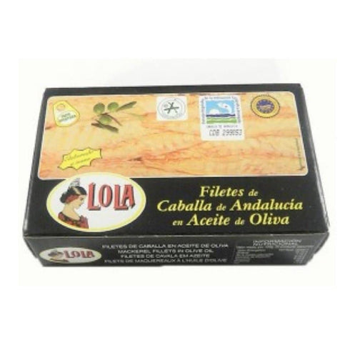 Mackerel fillets in olive oil from Huelva 115g
