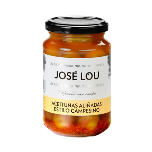 Oliven gewürzt nach bäuerlicher Art mit Kern 350g