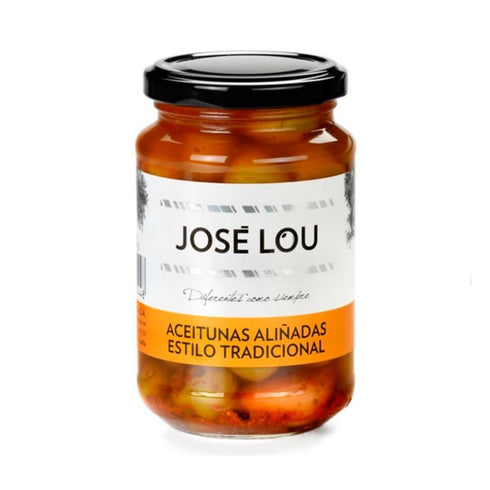 Oliven gewürzt nach traditioneller Art mit Kern 350g