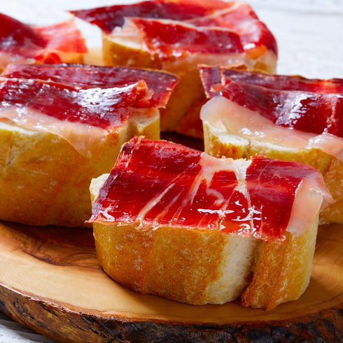 Paleta Pata Negra 5kg + Schinkenhalter + Messer