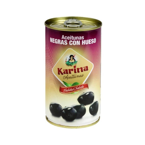 Schwarze Oliven mit Kern 350g